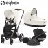 Cybex - Priam 4 Trio Con Cloud T Off White Rosegold