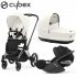 Cybex - Priam 4 Trio Con Cloud T Off White Chr Blk