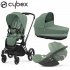 Cybex - Priam 4 Trio Con Cloud T Leaf Green Black