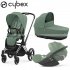 Cybex - Priam 4 Trio Con Cloud T Leaf Green Chr Blk