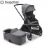Bugaboo - Bugaboo Dragonfly Duo Con Navicella Grey Melange Blk