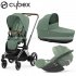 Cybex - E-Priam 4 Trio Con Cloud T Leaf Green Chr Brw