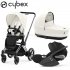 Cybex - E-Priam 4 Trio Con Cloud T Off White Chr Blk