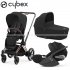 Cybex - E-Priam 4 Trio Con Cloud T Sepia Black Rosegold