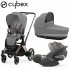 Cybex - E-Priam 4 Trio Con Cloud T Mirage Grey Rosegold