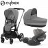 Cybex - E-Priam 4 Trio Con Cloud T Mirage Grey Blk