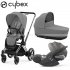 Cybex - E-Priam 4 Trio Con Cloud T Mirage Grey Chr Blk