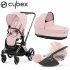 Cybex - E-Priam 4 Trio Con Cloud T Peach Pink Rosegold