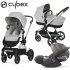 Cybex - Eos Lux Trio Gold 2 In 1 Con Cloud T Lava Grey