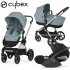 Cybex - Eos Lux Trio Gold 2 In 1 Con Cloud T Sky Blue