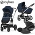 Cybex - Eos Lux Trio Gold 2 In 1 Con Cloud T Ocean Blue