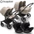 Bugaboo - Bugaboo Donkey 5 Trio Gemellare Con Turtle Air Desert Taupe Black