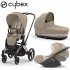 Cybex - Priam 4 Trio Con Cloud T Cozy Beige Rosegold