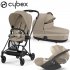 Cybex - Mios 3 Trio Con Cloud T Cozy Beige Black