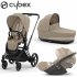 Cybex - E-Priam 4 Trio Con Cloud T Cozy Beige Black