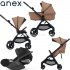 Anex - Iq Trio Con Cloud T Incluso Set Secondo Passeggino 11 Sienna