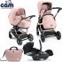 Cam - Techno Babila Trio Con Relax I-Size 563 Cuori Rosa