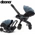 Doona - Doona X Seggiolino Auto E Passeggino Reclinabile Ocean Blue