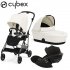 Cybex - Melio Trio Con Cloud G Isize Canvas White