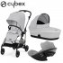 Cybex - Melio Trio Con Cloud G Isize Fog Grey