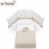 Erbesi - Dado Set Piumone 3 Pz. Bianco Sabbia