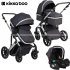 Kikka Boo - Darling 3 In 1 Trio Trasformabile Dark Grey