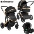 Kikka Boo - Darling 3 In 1 Trio Trasformabile Black