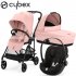 Cybex - Melio Carbon Trio Con Cloud G Isize Candy Pink