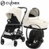 Cybex - Melio Carbon Trio Con Cloud G Isize Canvas White