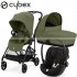 Cybex - Melio Carbon Trio Con Cloud G Isize Moss Green
