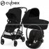 Cybex - Melio Carbon Trio Con Cloud G Isize Magic Black