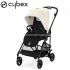 Cybex - Melio Carbon Passeggino Canvas White