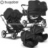 Bugaboo - Bugaboo Donkey 5 Trio Gemellare Con Otter Midnight Black Graph