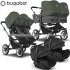 Bugaboo - Bugaboo Donkey 5 Trio Gemellare Con Otter Forest Green Grey Gr