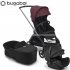 Bugaboo - Bugaboo Dragonfly Trio Con Otter Dark Cherry Blk Grap
