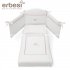 Erbesi - Bubu Set Piumone Sfilabile Bianco Rosa