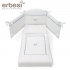 Erbesi - Bubu Set Piumone Sfilabile Bianco Celeste