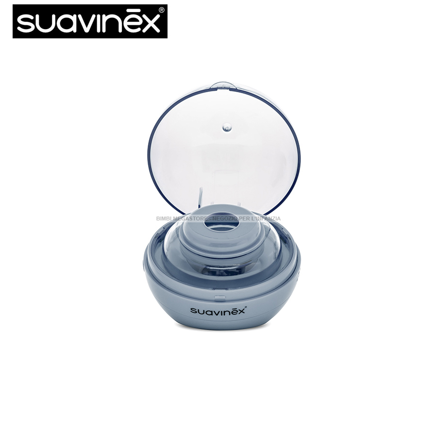 Duccio SterilizzaCiuccio Portatile Blue Denim di Suavinex