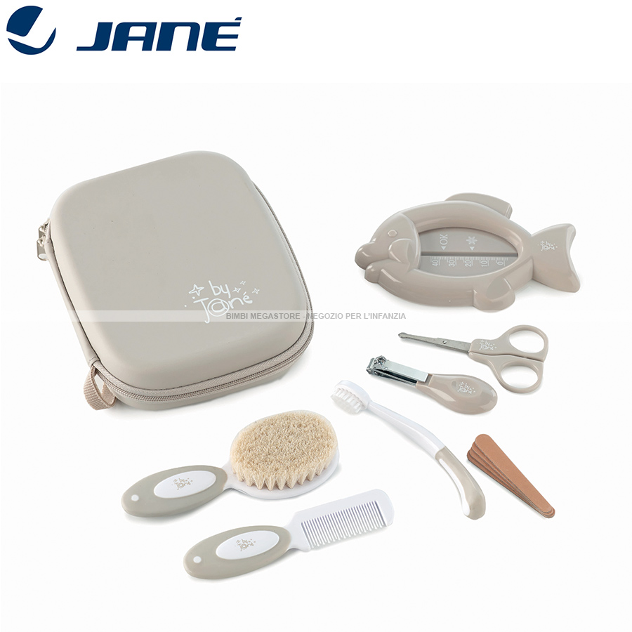 Jane Set Igiene Neonato Beauty Kit Colore Grigio Sand - Jane'' - Per la  culla e il passeggino - Giocattoli