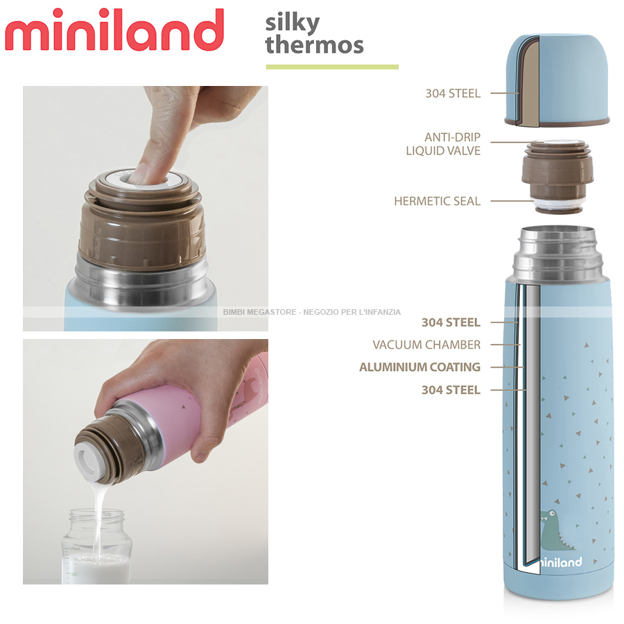 Miniland - Silky Thermos 500 Ml - Bimbi Megastore