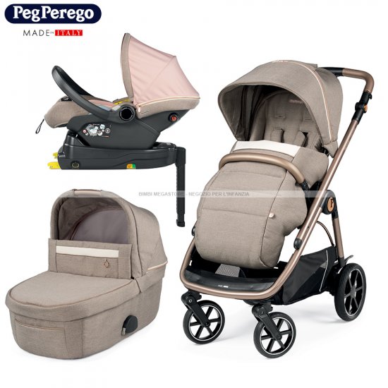 Peg Perego - Veloce Lounge Modular Trio Con Base Mon Amour
