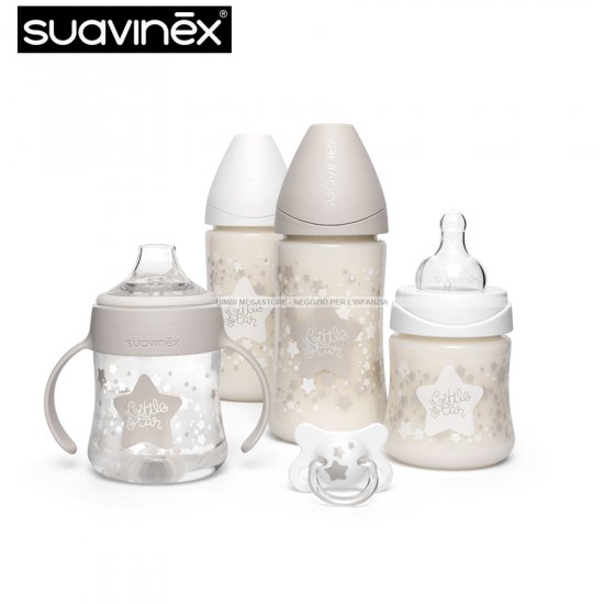 SUAVINEX - Set Nascita Fox - 2 Biberon Sx Pro Per Neonati +