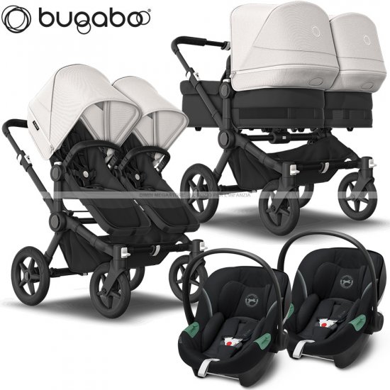 Bugaboo - Bugaboo Donkey 5 Trio Gemellare Con Aton S2