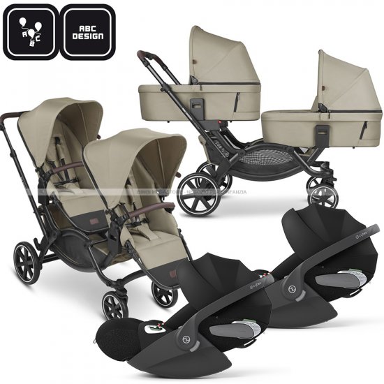 Abc Design - Zoom Trio Gemellare Con Cloud T