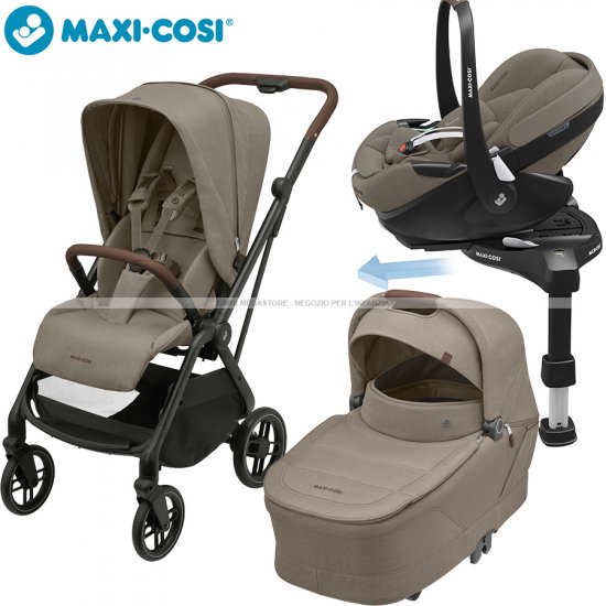 Maxi Cosi - Leona 2 Trio Pebble 360 Pro2 E Base 360 Pro